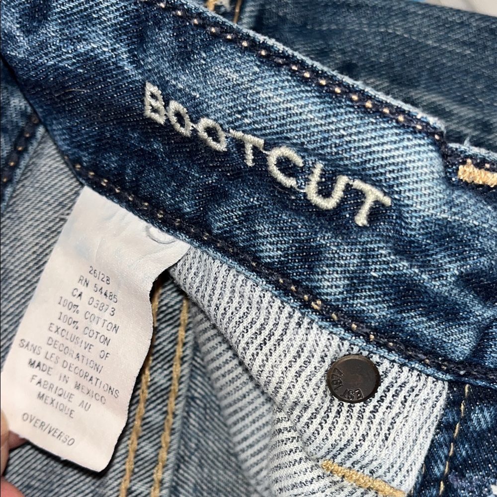 American Eagle Outfitters Men’s Blue Bootcut Jeans - Picture 9 of 13